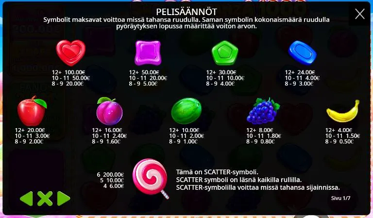 Kuinka pelata Sweet Bonanza 1000 -kolikkopeli&auml;